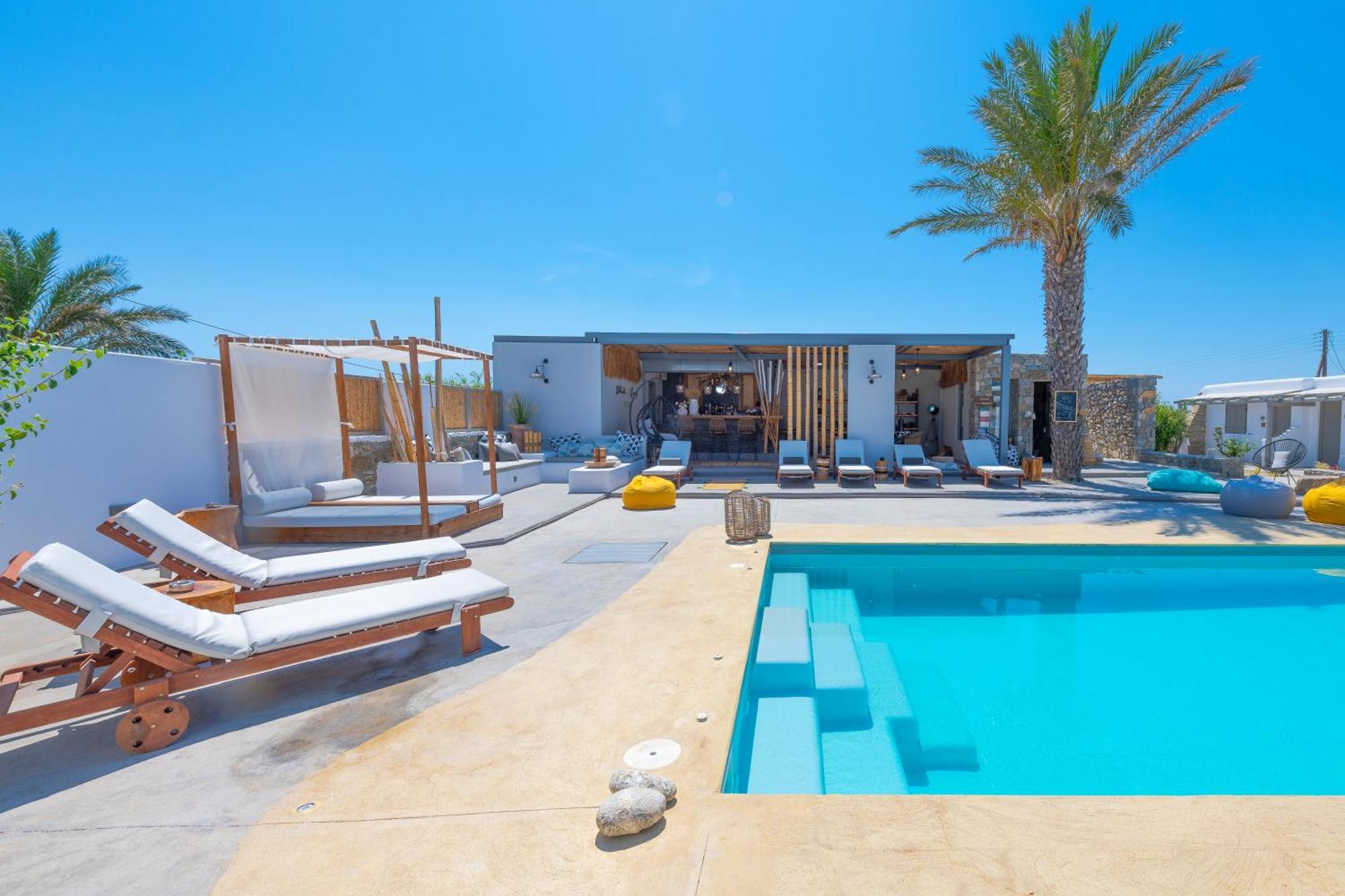 White And Grey Appartement Mykonos Town Buitenkant foto