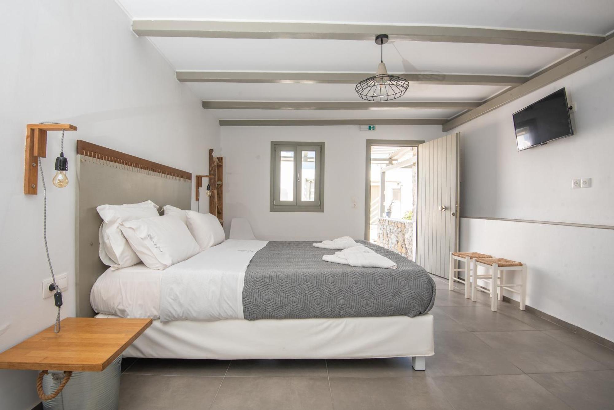 White And Grey Appartement Mykonos Town Buitenkant foto