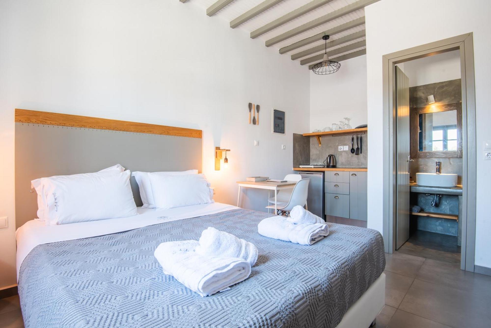White And Grey Appartement Mykonos Town Buitenkant foto