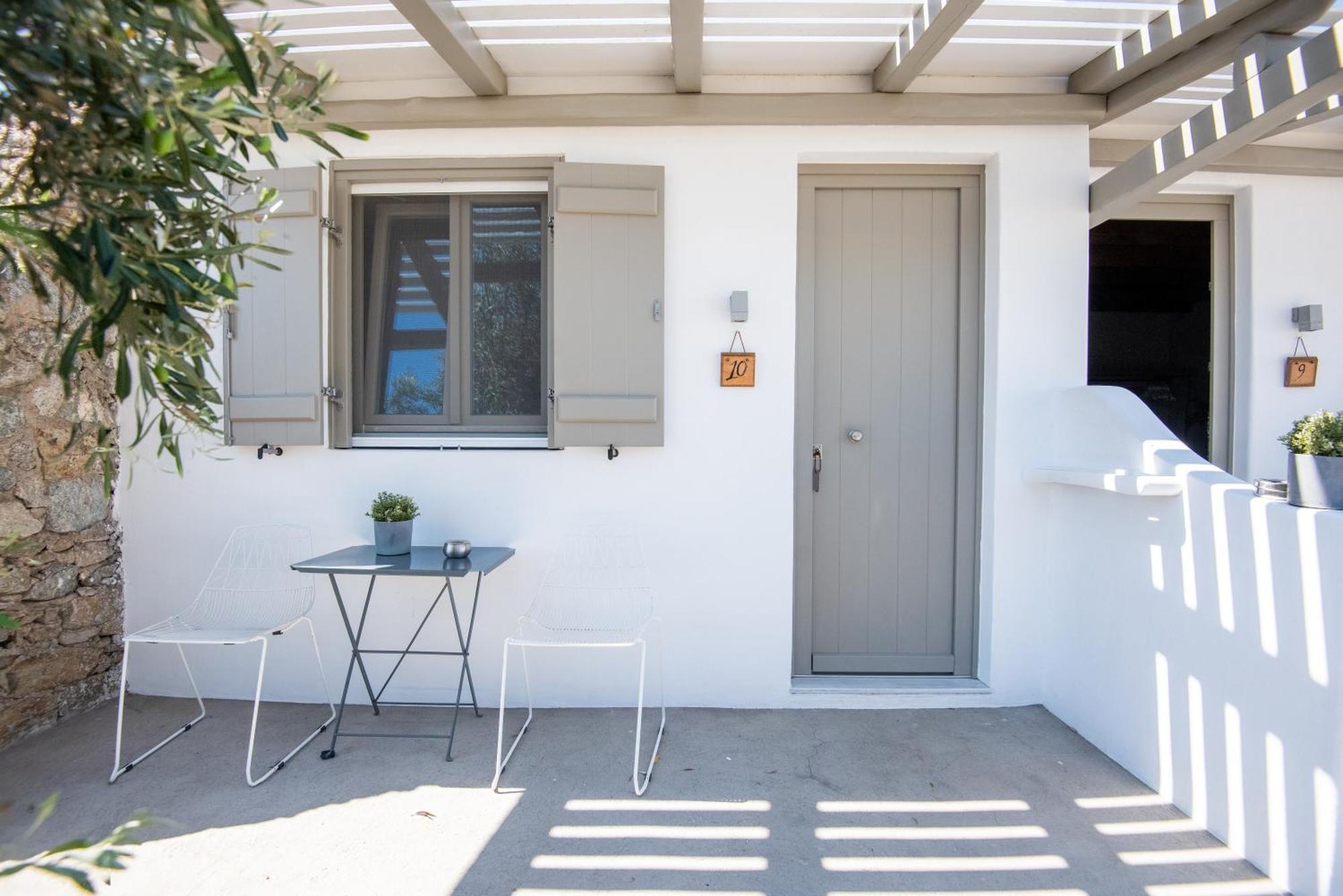 White And Grey Appartement Mykonos Town Kamer foto