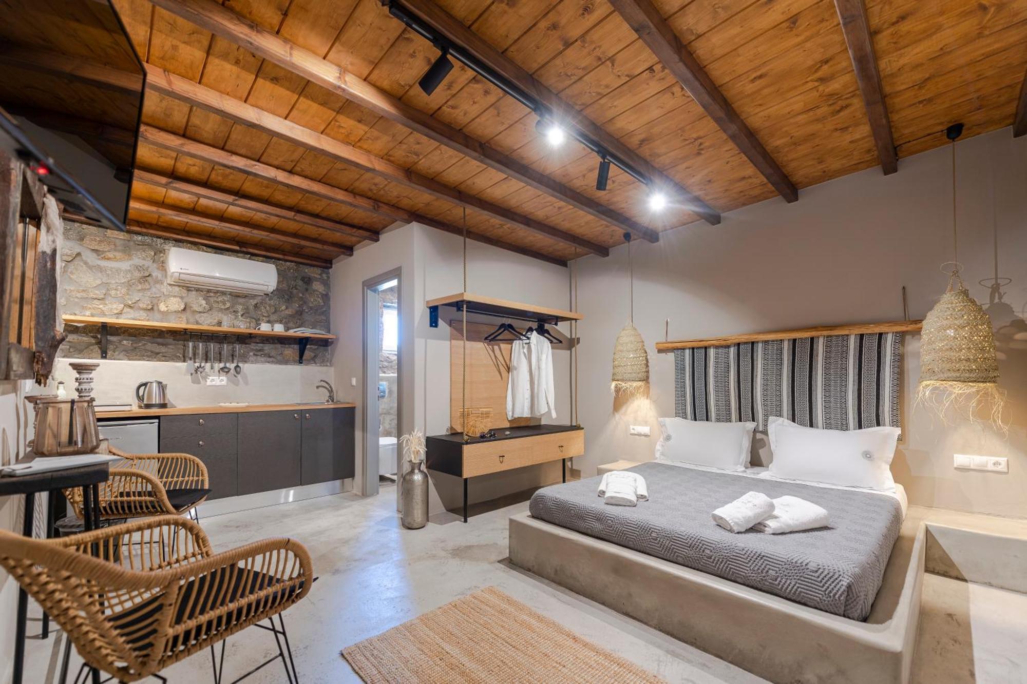 White And Grey Appartement Mykonos Town Buitenkant foto
